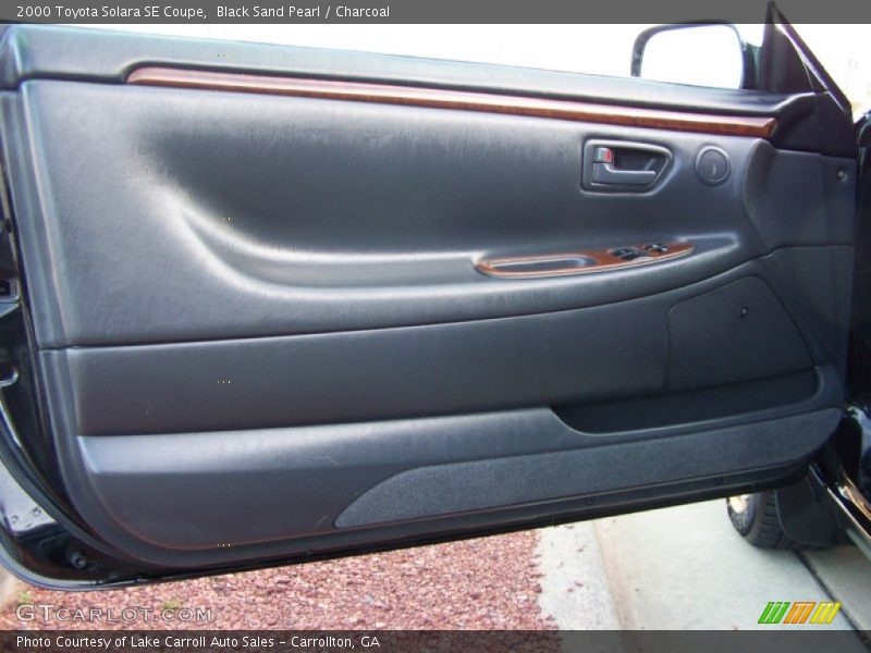 Black Sand Pearl / Charcoal 2000 Toyota Solara SE Coupe