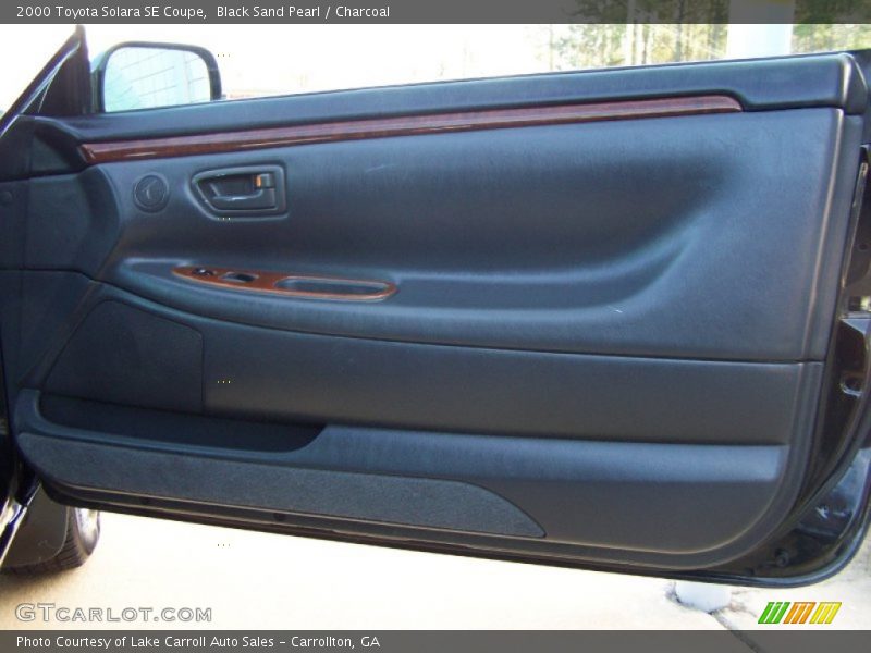 Black Sand Pearl / Charcoal 2000 Toyota Solara SE Coupe