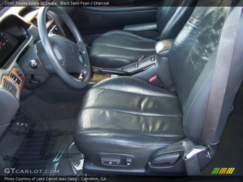 Black Sand Pearl / Charcoal 2000 Toyota Solara SE Coupe