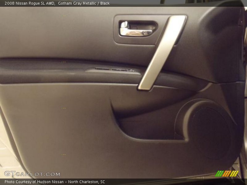 Gotham Gray Metallic / Black 2008 Nissan Rogue SL AWD