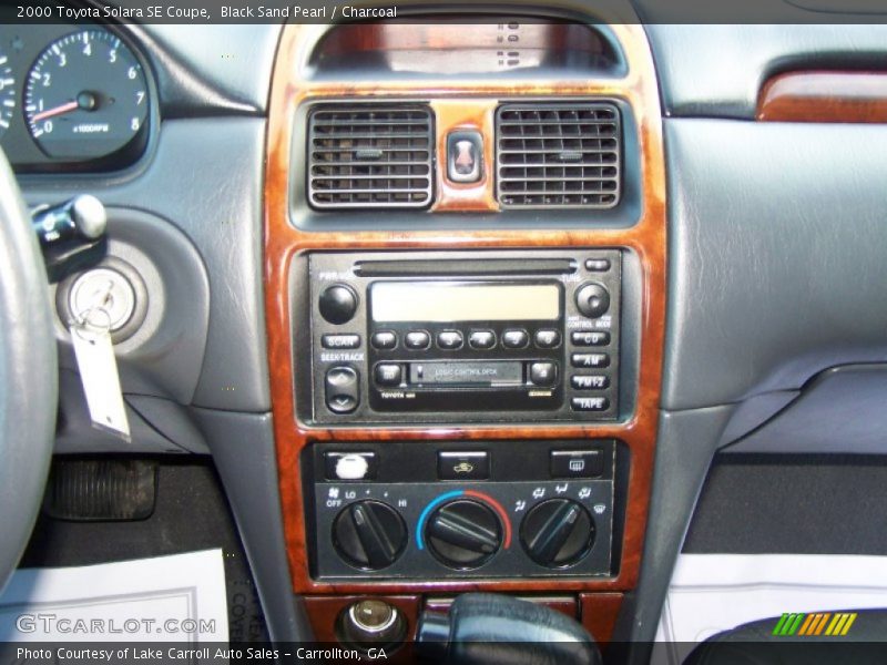 Black Sand Pearl / Charcoal 2000 Toyota Solara SE Coupe