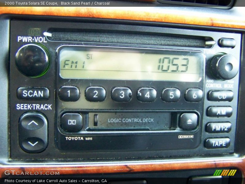 Black Sand Pearl / Charcoal 2000 Toyota Solara SE Coupe