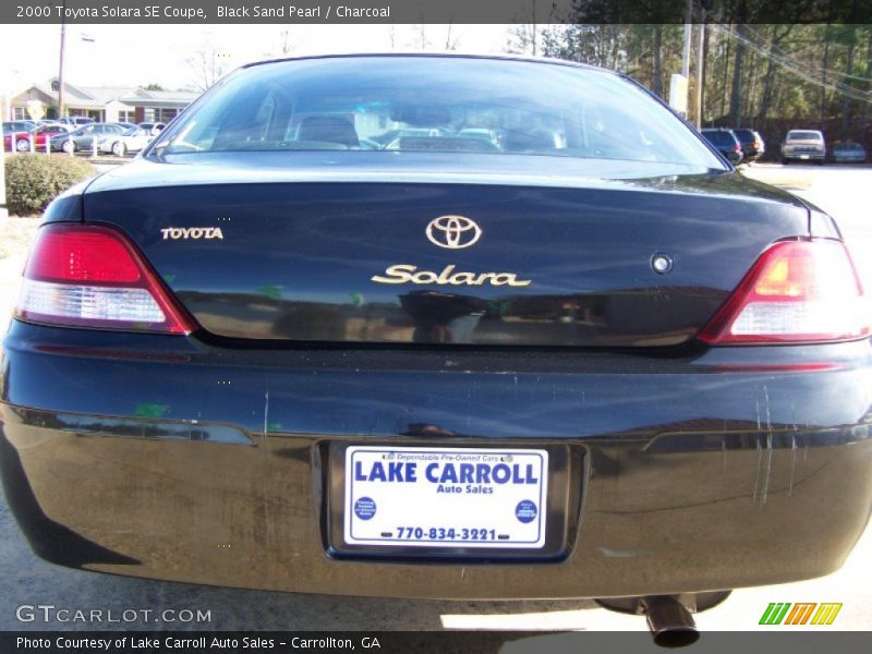 Black Sand Pearl / Charcoal 2000 Toyota Solara SE Coupe