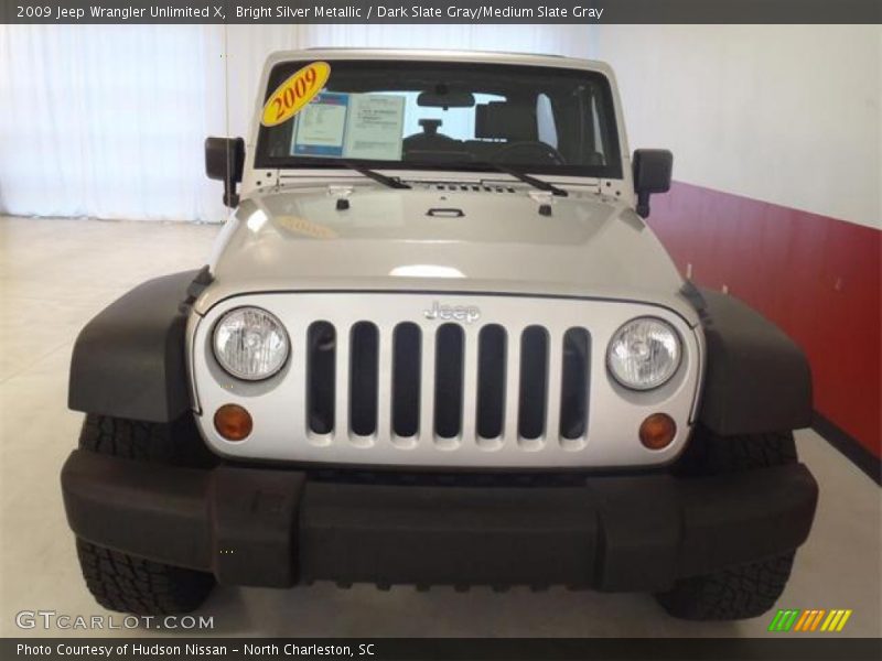 Bright Silver Metallic / Dark Slate Gray/Medium Slate Gray 2009 Jeep Wrangler Unlimited X