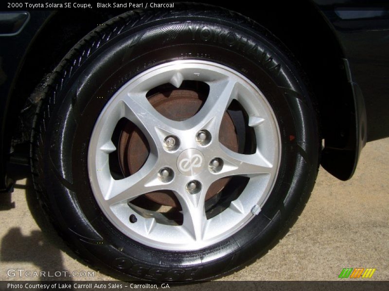 Black Sand Pearl / Charcoal 2000 Toyota Solara SE Coupe