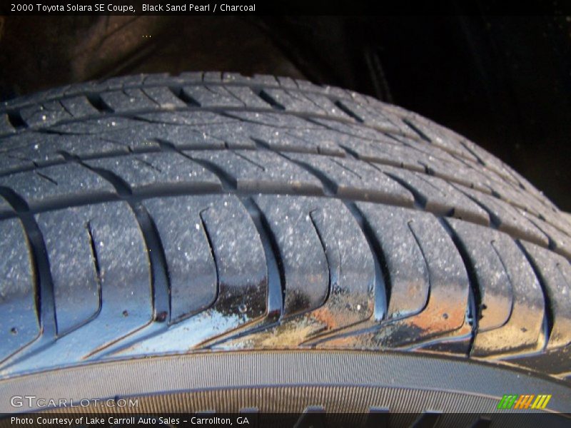 Black Sand Pearl / Charcoal 2000 Toyota Solara SE Coupe