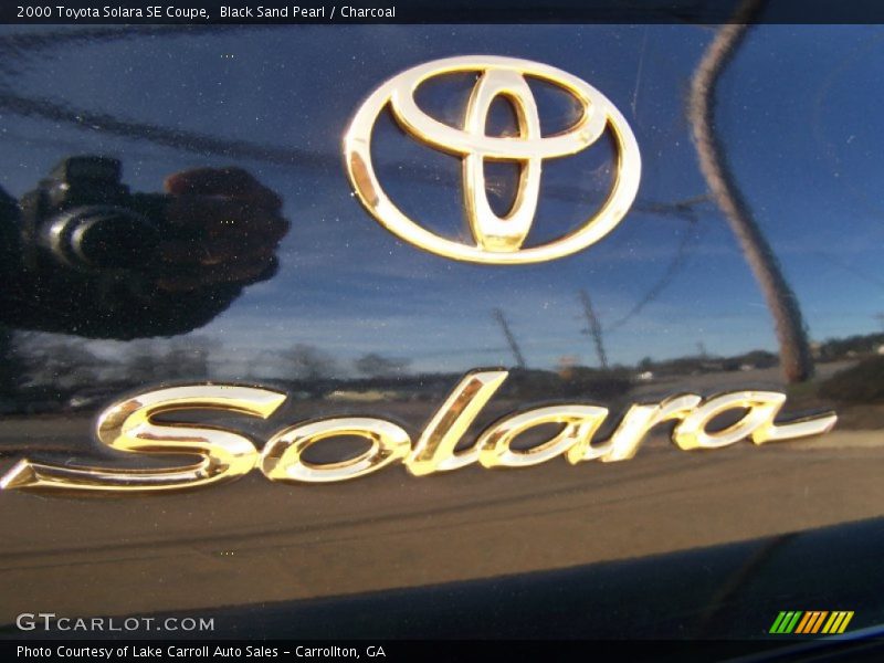Black Sand Pearl / Charcoal 2000 Toyota Solara SE Coupe