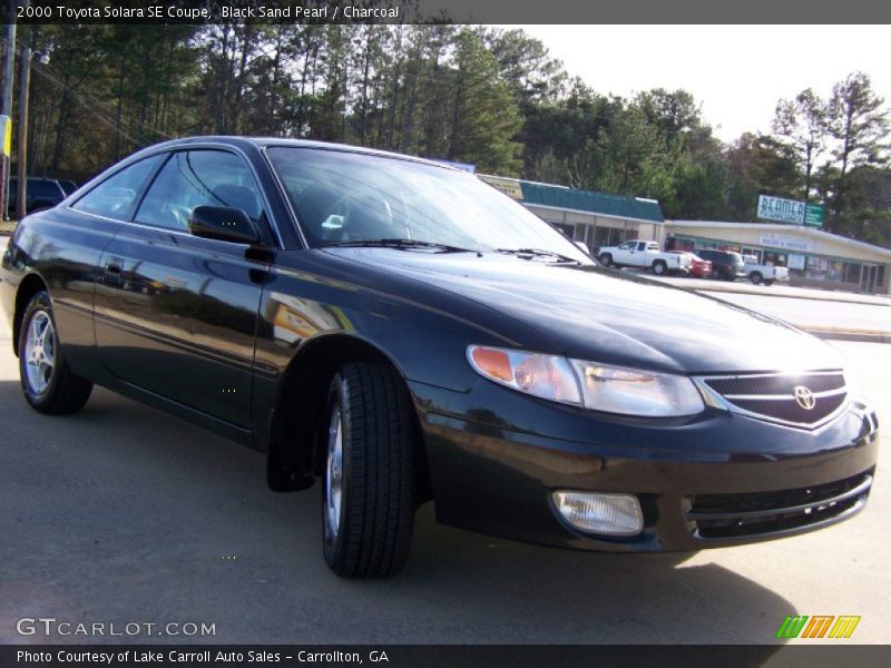 Black Sand Pearl / Charcoal 2000 Toyota Solara SE Coupe