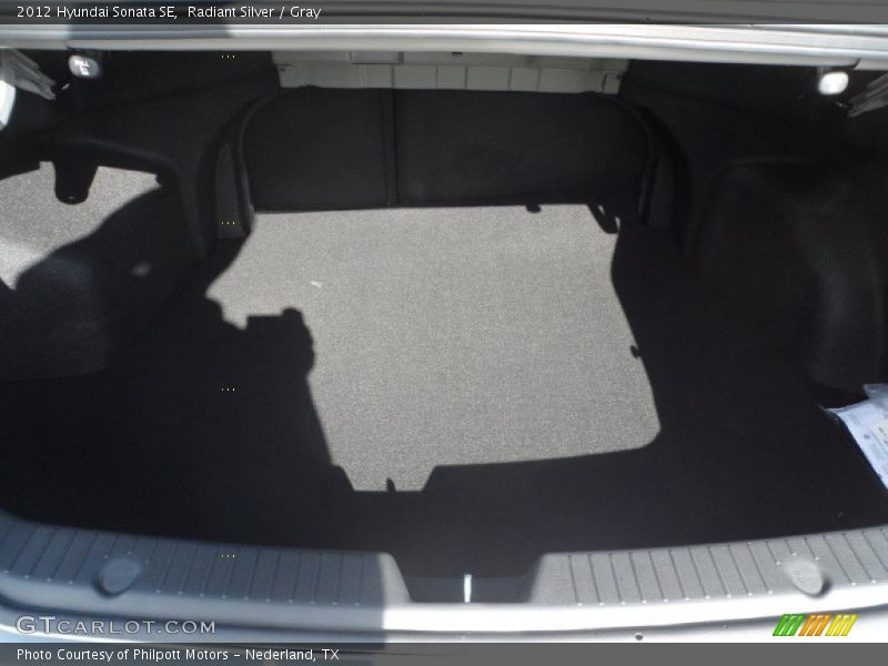 Radiant Silver / Gray 2012 Hyundai Sonata SE