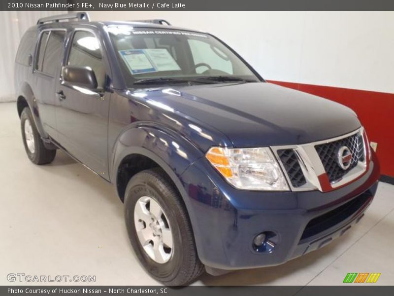 Navy Blue Metallic / Cafe Latte 2010 Nissan Pathfinder S FE+