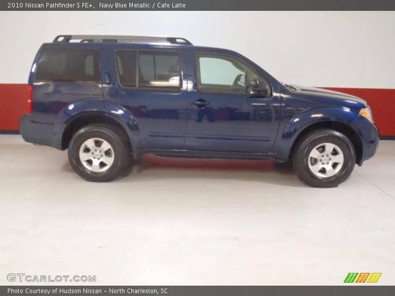 Navy Blue Metallic / Cafe Latte 2010 Nissan Pathfinder S FE+