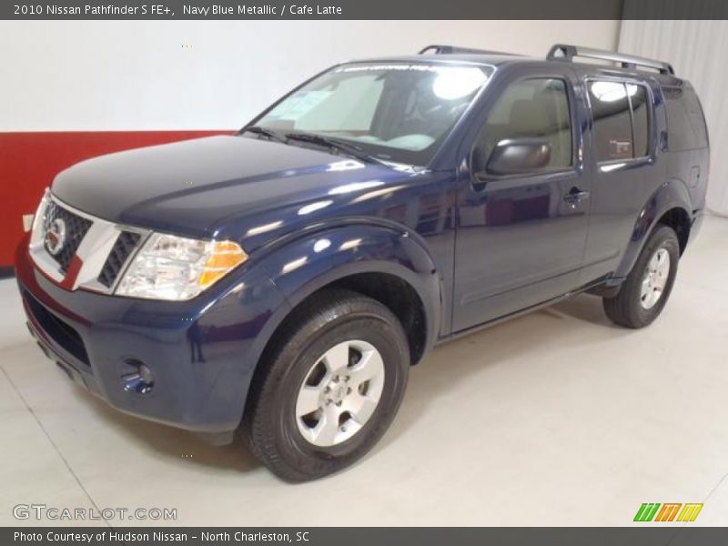 Navy Blue Metallic / Cafe Latte 2010 Nissan Pathfinder S FE+