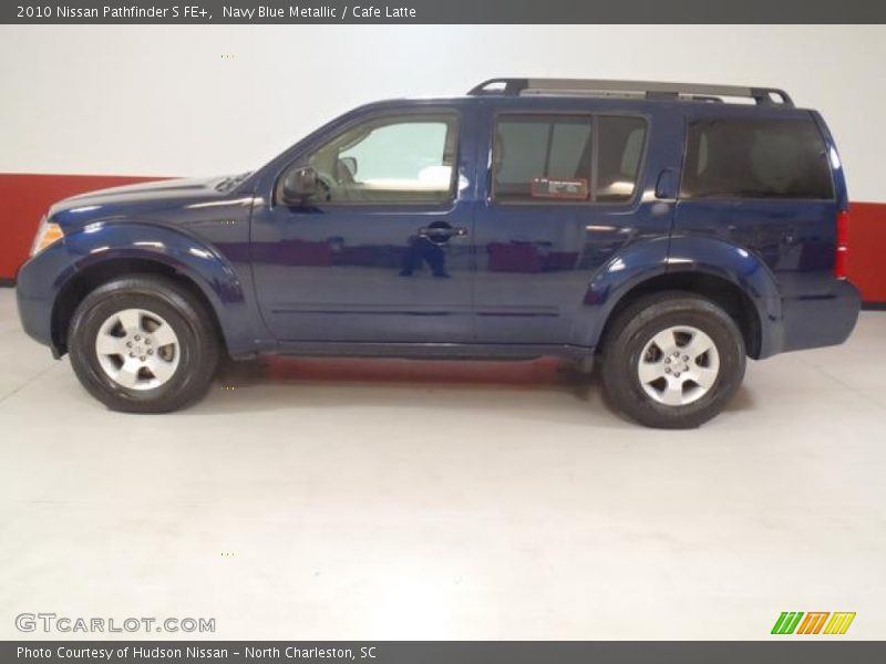 Navy Blue Metallic / Cafe Latte 2010 Nissan Pathfinder S FE+