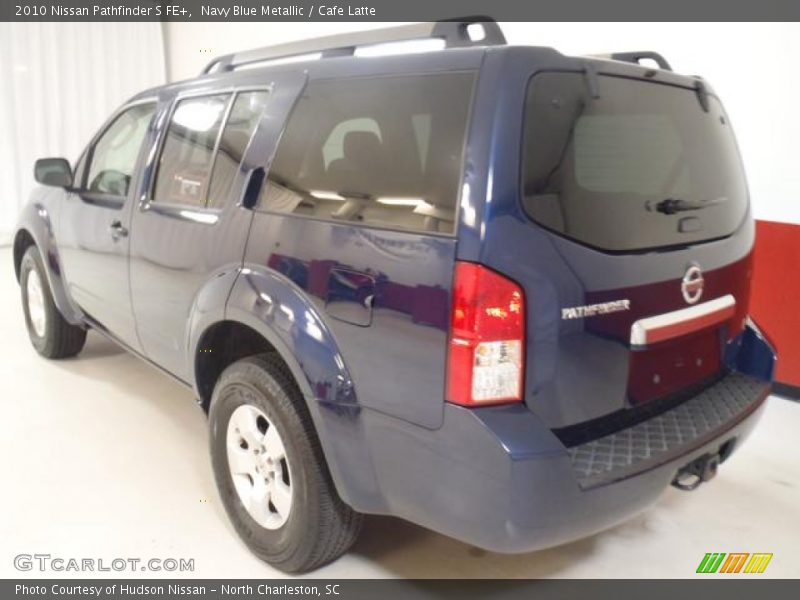 Navy Blue Metallic / Cafe Latte 2010 Nissan Pathfinder S FE+