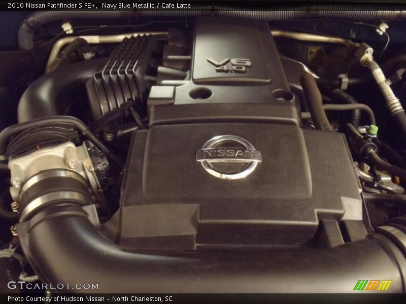 Navy Blue Metallic / Cafe Latte 2010 Nissan Pathfinder S FE+