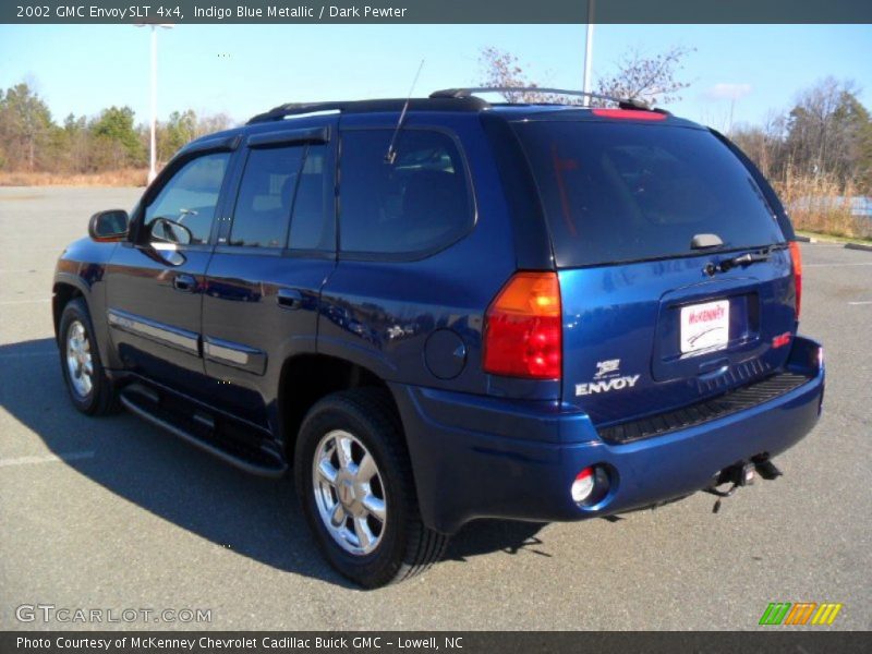 Indigo Blue Metallic / Dark Pewter 2002 GMC Envoy SLT 4x4