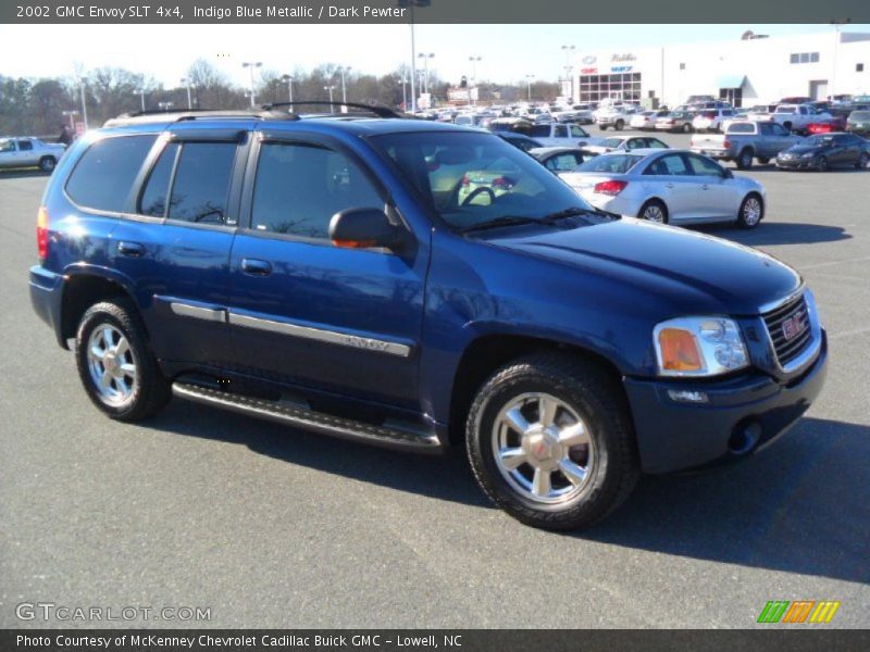 Indigo Blue Metallic / Dark Pewter 2002 GMC Envoy SLT 4x4