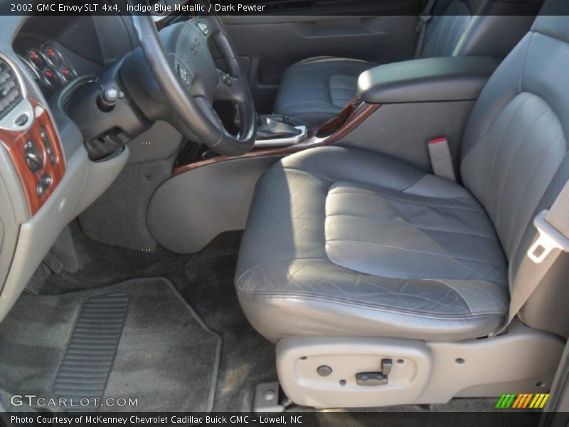 Indigo Blue Metallic / Dark Pewter 2002 GMC Envoy SLT 4x4