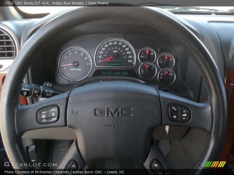Indigo Blue Metallic / Dark Pewter 2002 GMC Envoy SLT 4x4