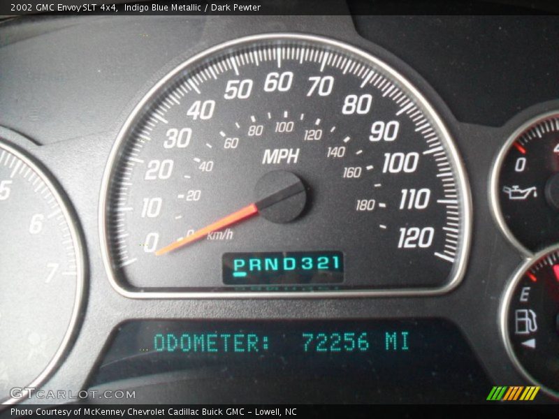 Indigo Blue Metallic / Dark Pewter 2002 GMC Envoy SLT 4x4