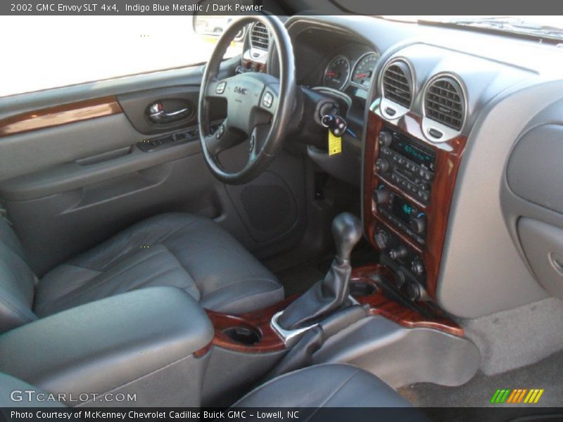 Indigo Blue Metallic / Dark Pewter 2002 GMC Envoy SLT 4x4