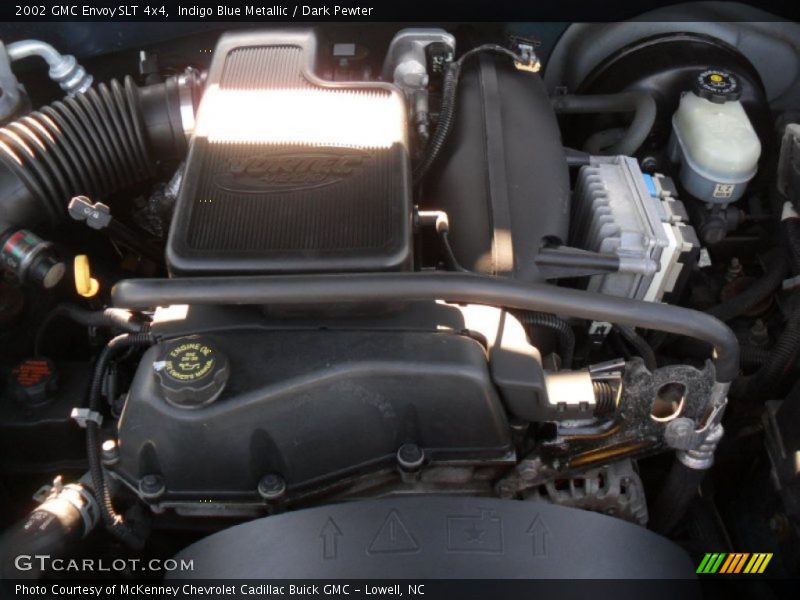 Indigo Blue Metallic / Dark Pewter 2002 GMC Envoy SLT 4x4