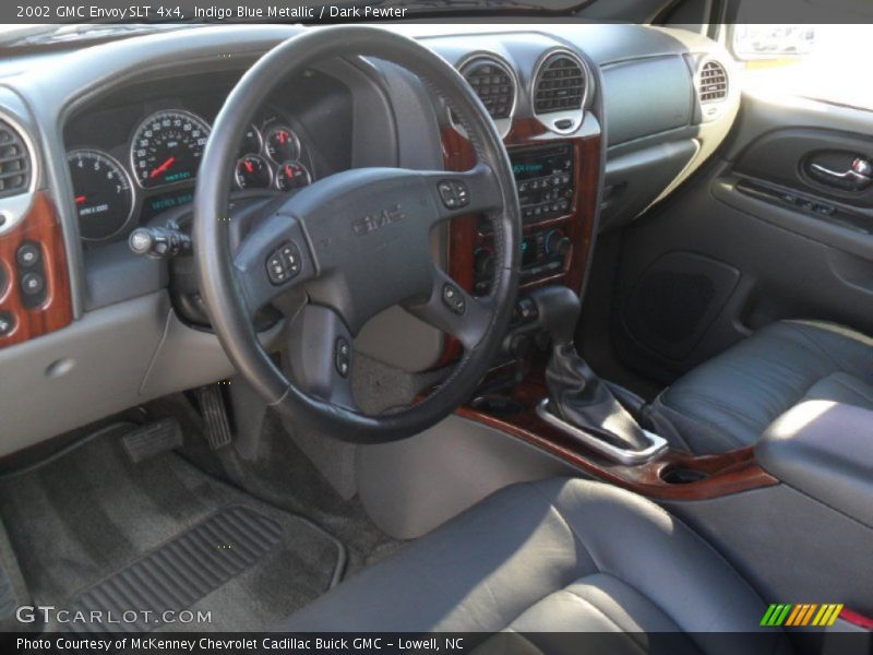 Indigo Blue Metallic / Dark Pewter 2002 GMC Envoy SLT 4x4