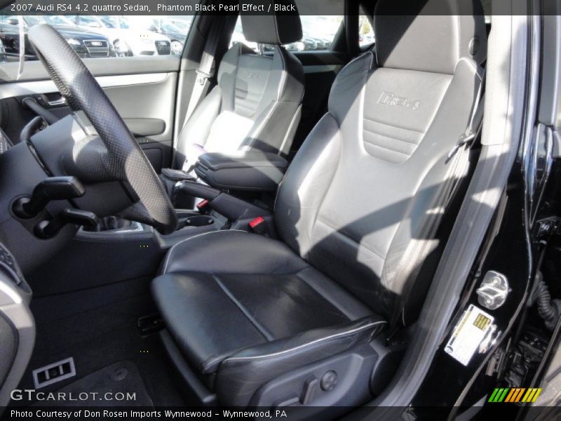  2007 RS4 4.2 quattro Sedan Black Interior