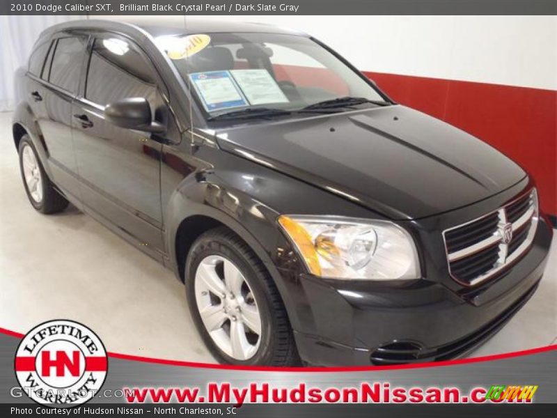 Brilliant Black Crystal Pearl / Dark Slate Gray 2010 Dodge Caliber SXT