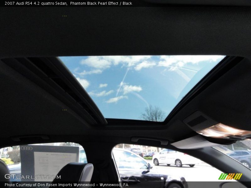 Sunroof of 2007 RS4 4.2 quattro Sedan