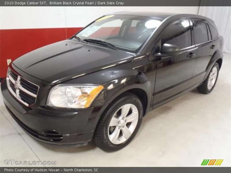 Brilliant Black Crystal Pearl / Dark Slate Gray 2010 Dodge Caliber SXT