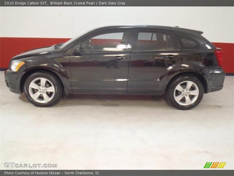 Brilliant Black Crystal Pearl / Dark Slate Gray 2010 Dodge Caliber SXT