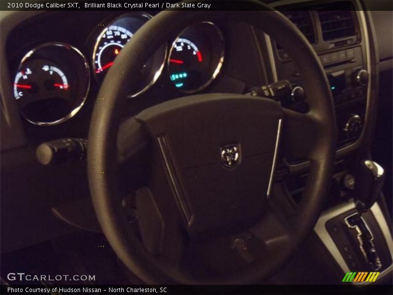 Brilliant Black Crystal Pearl / Dark Slate Gray 2010 Dodge Caliber SXT