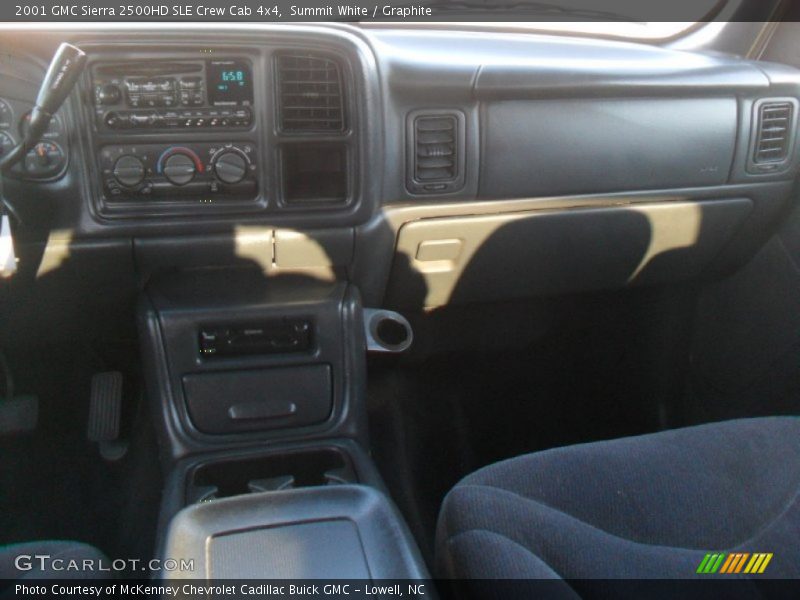 Summit White / Graphite 2001 GMC Sierra 2500HD SLE Crew Cab 4x4