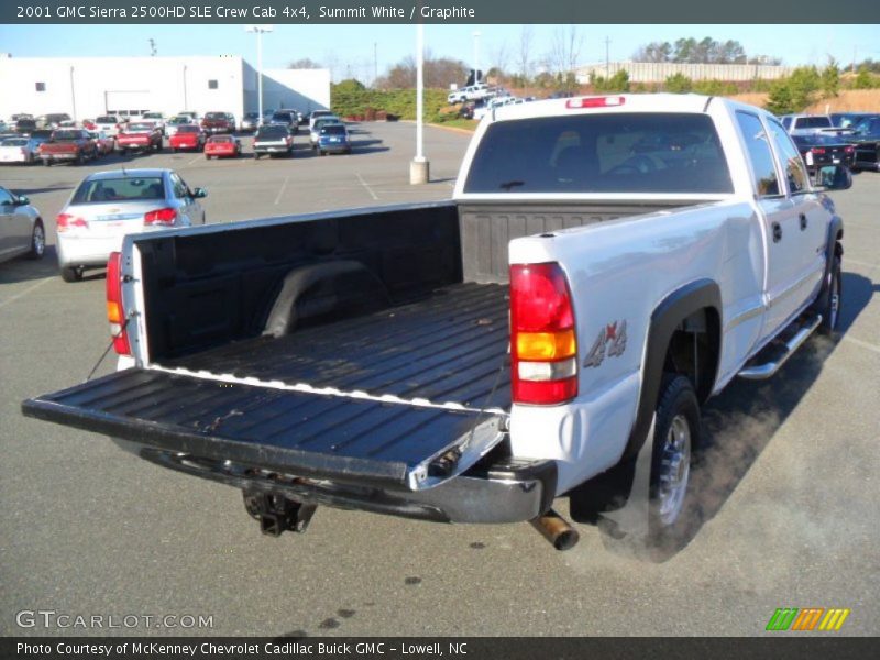 Summit White / Graphite 2001 GMC Sierra 2500HD SLE Crew Cab 4x4