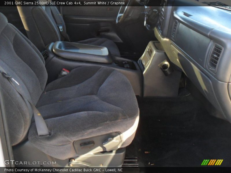Summit White / Graphite 2001 GMC Sierra 2500HD SLE Crew Cab 4x4