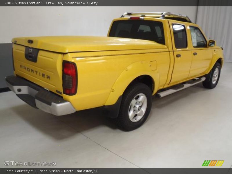 Solar Yellow / Gray 2002 Nissan Frontier SE Crew Cab