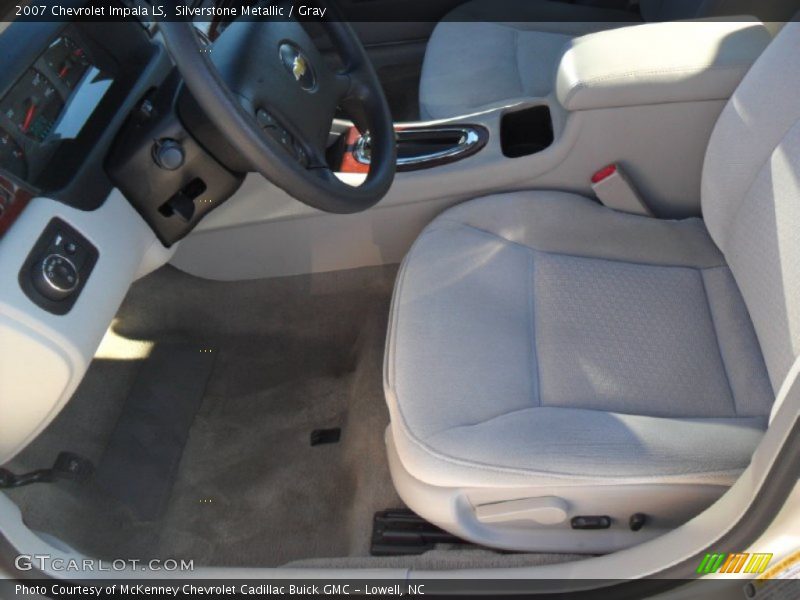 Silverstone Metallic / Gray 2007 Chevrolet Impala LS