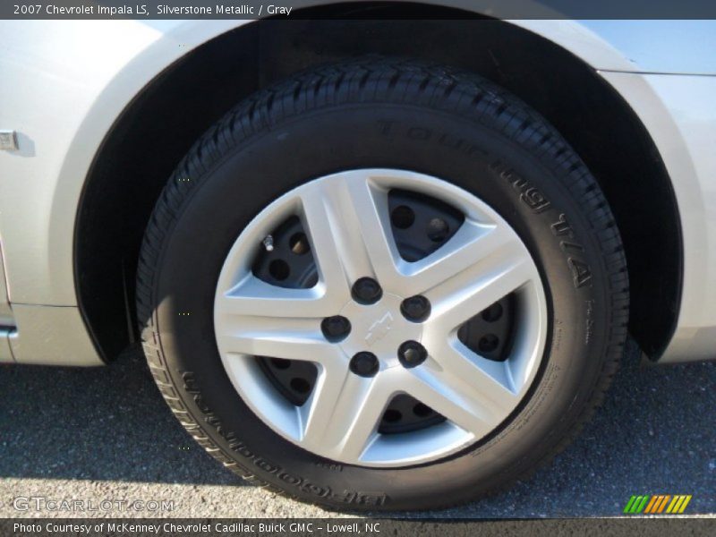 Silverstone Metallic / Gray 2007 Chevrolet Impala LS