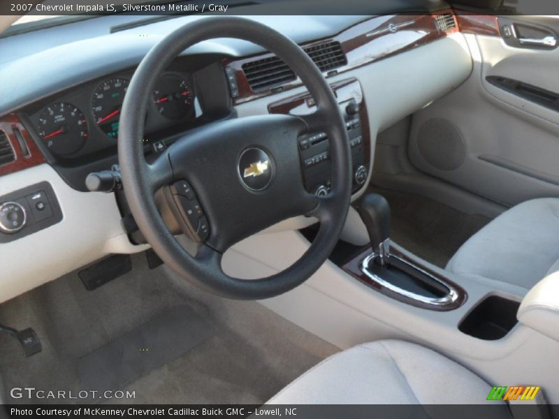 Silverstone Metallic / Gray 2007 Chevrolet Impala LS