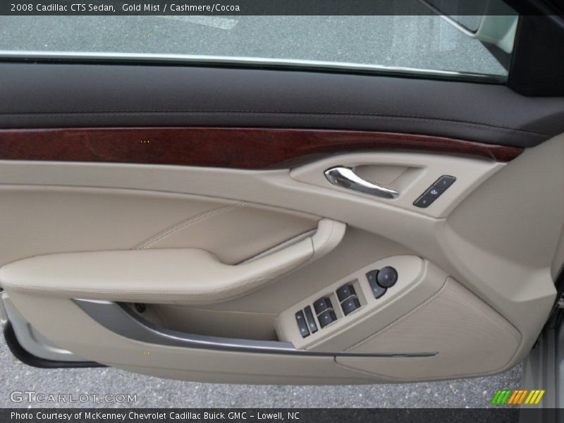 Gold Mist / Cashmere/Cocoa 2008 Cadillac CTS Sedan