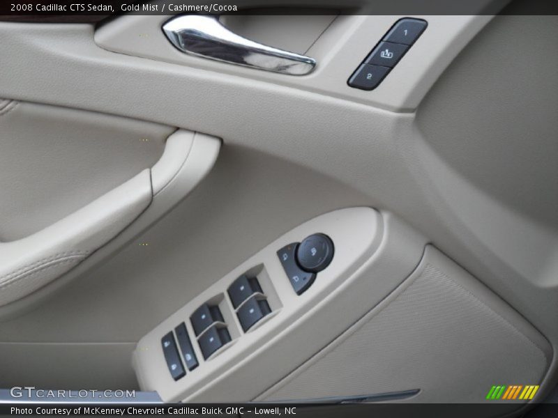 Gold Mist / Cashmere/Cocoa 2008 Cadillac CTS Sedan