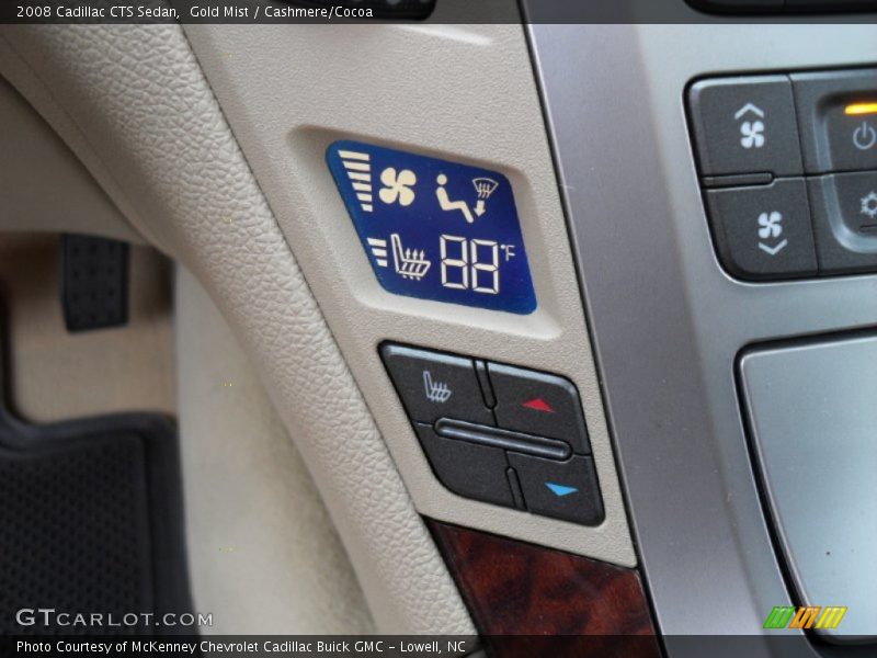 Gold Mist / Cashmere/Cocoa 2008 Cadillac CTS Sedan