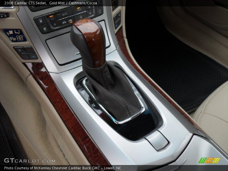 Gold Mist / Cashmere/Cocoa 2008 Cadillac CTS Sedan