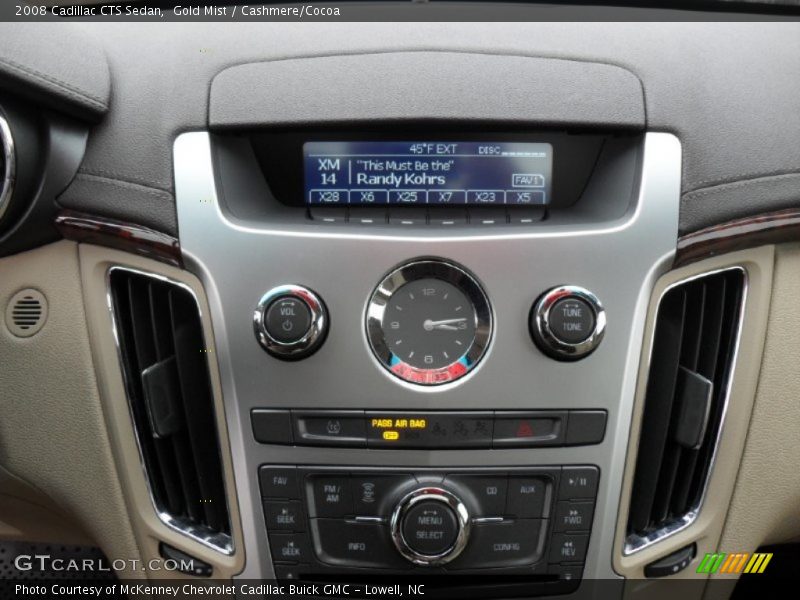 Gold Mist / Cashmere/Cocoa 2008 Cadillac CTS Sedan