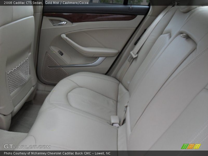 Gold Mist / Cashmere/Cocoa 2008 Cadillac CTS Sedan