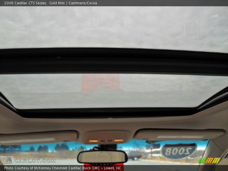 Gold Mist / Cashmere/Cocoa 2008 Cadillac CTS Sedan
