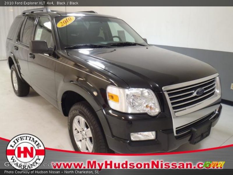 Black / Black 2010 Ford Explorer XLT 4x4