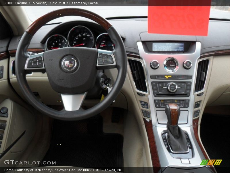 Gold Mist / Cashmere/Cocoa 2008 Cadillac CTS Sedan