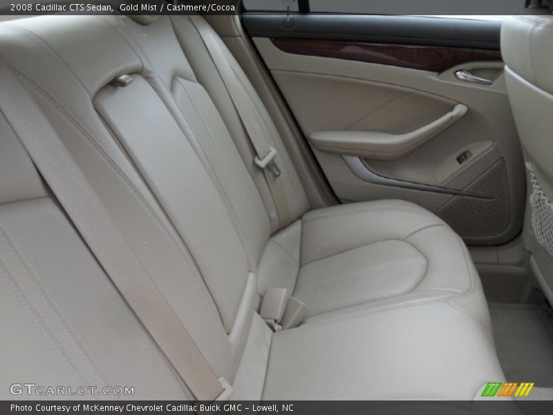 Gold Mist / Cashmere/Cocoa 2008 Cadillac CTS Sedan